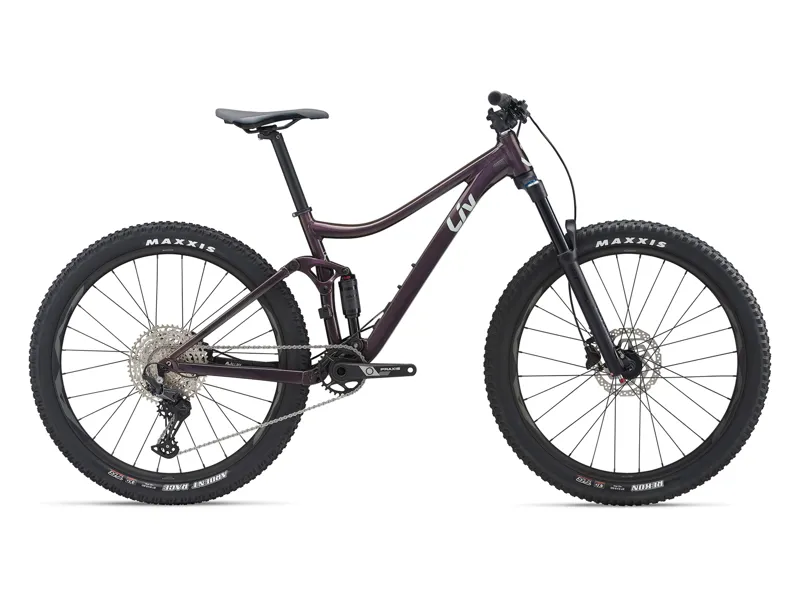 2021 Liv Embolden 2 Full Suspension Mountain Bike in Red
