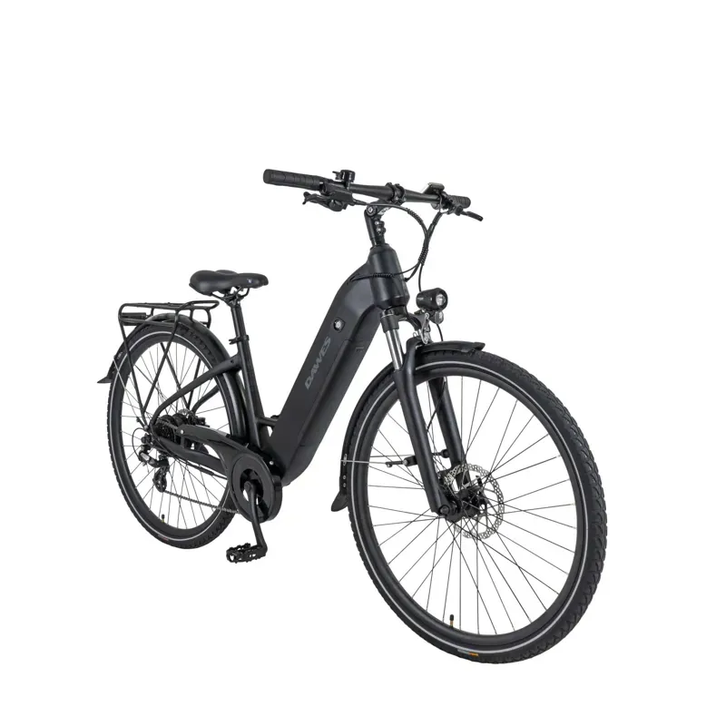 Dawes Spire 1.0 Low Step Electric Hybrid Bike in Black-1