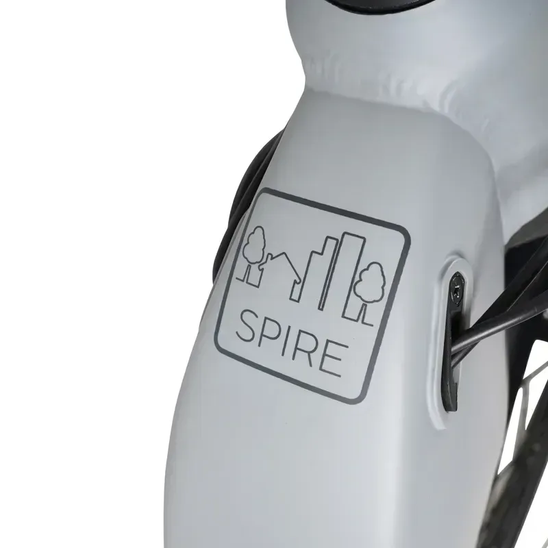 Dawes Spire 2.0 Cues Low Step Electric Hybrid Bike in Light Grey/Black-3