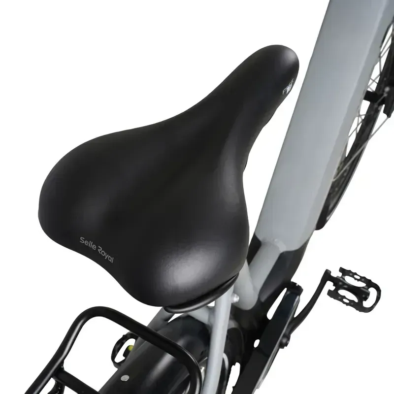 Dawes Spire 2.0 Cues Low Step Electric Hybrid Bike in Light Grey/Black-6