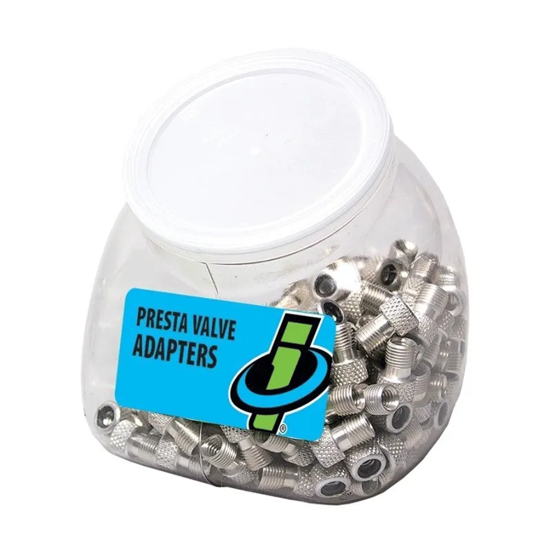 Genuine Innovations Presta Valve Adapter 150-pack in Silver