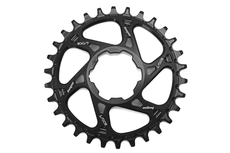 Hope Spiderless 32-tooth 12-spd Shimano Boost Retainer Ring in Black