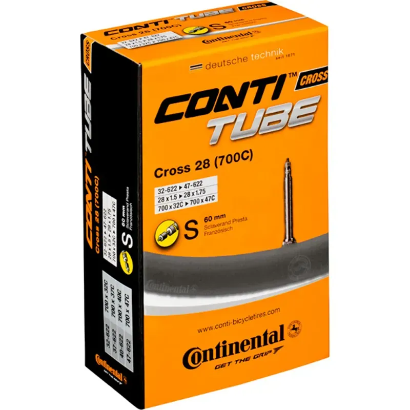 Contiental Tube 700 X 32 - 42C Presta 60 Mm Long Valve Inner Tube