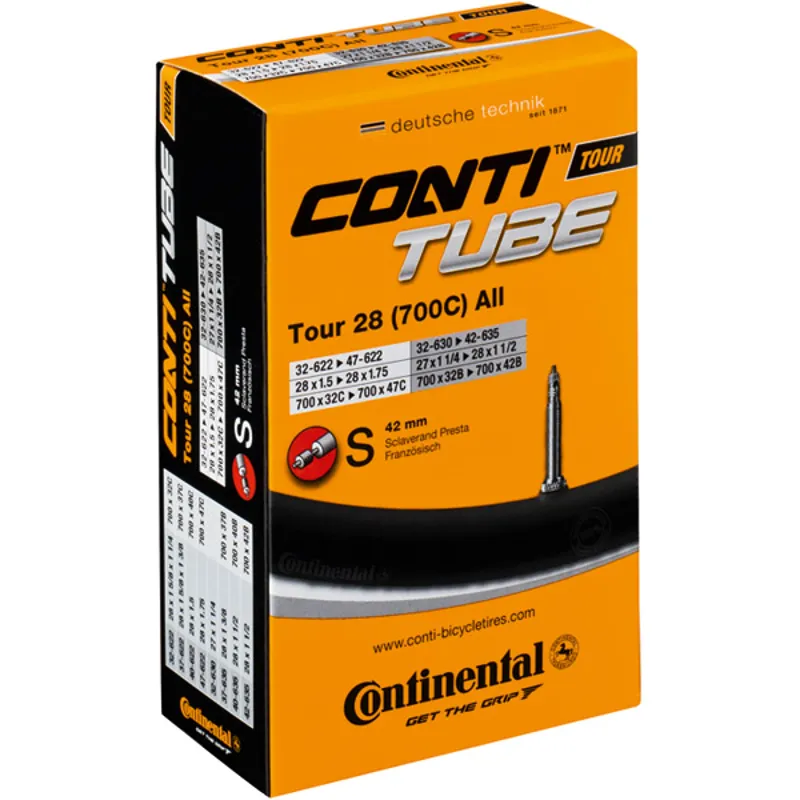 TUBE Con Tour700x32-47C Prslv Black 700 x 28-47c
